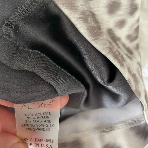 Alexis metallic leopard ruffle midi dress - Picture 11 of 11